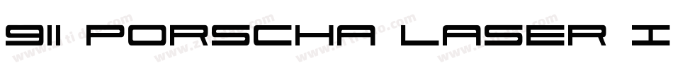 911 Porscha Laser Italic字体转换